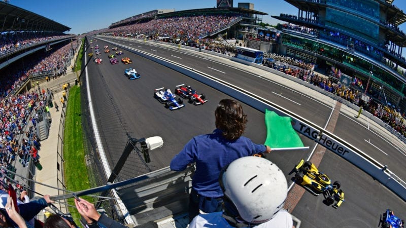Start of the 2021 Indy 500