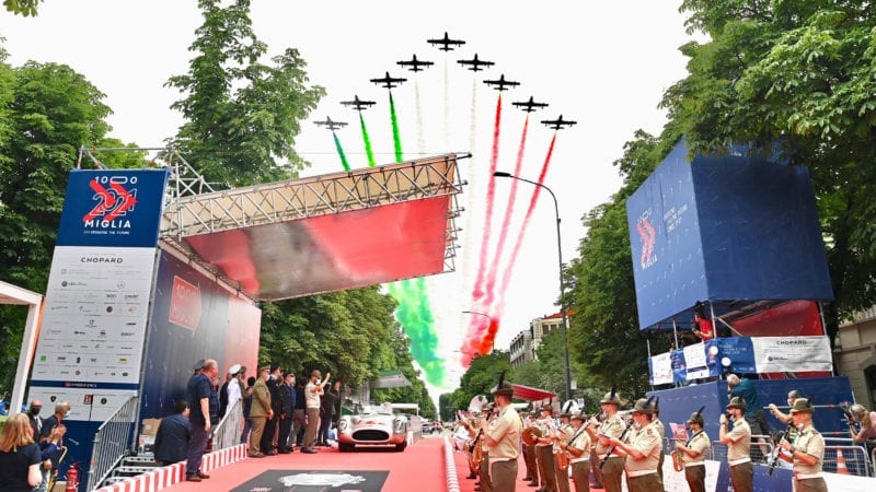 Start of the 2021 Mille Miglia