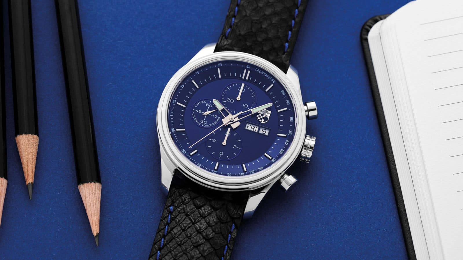 Stefan Johansson blue watch