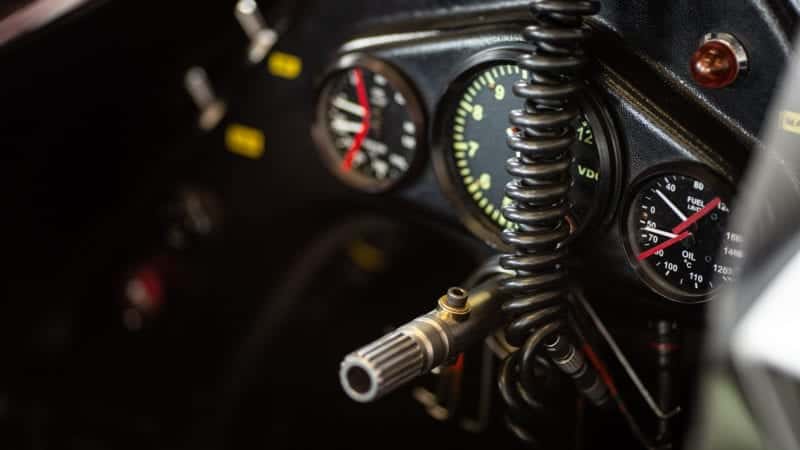 Steve Hartley McLaren MP4-1 at Brands Hatch 2021 dials