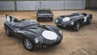 Jaguar’s greatest hits? C-, D-, and E-type collection goes up for sale