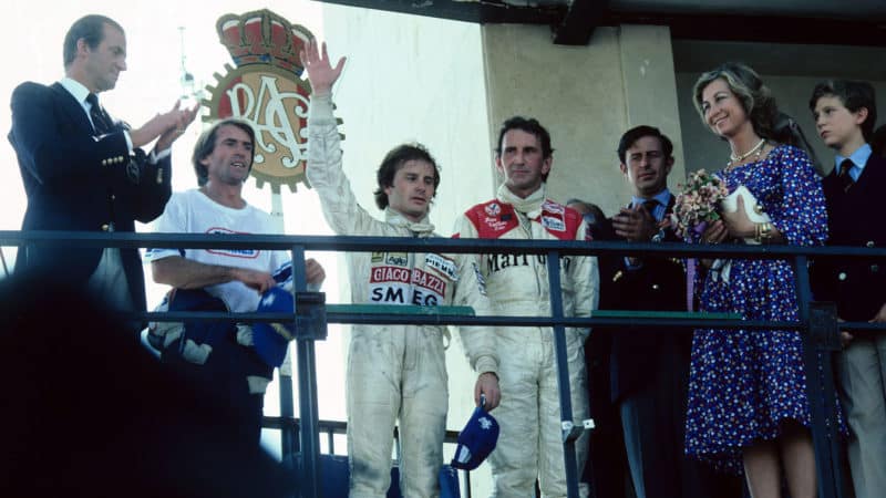 Villeneuve podium