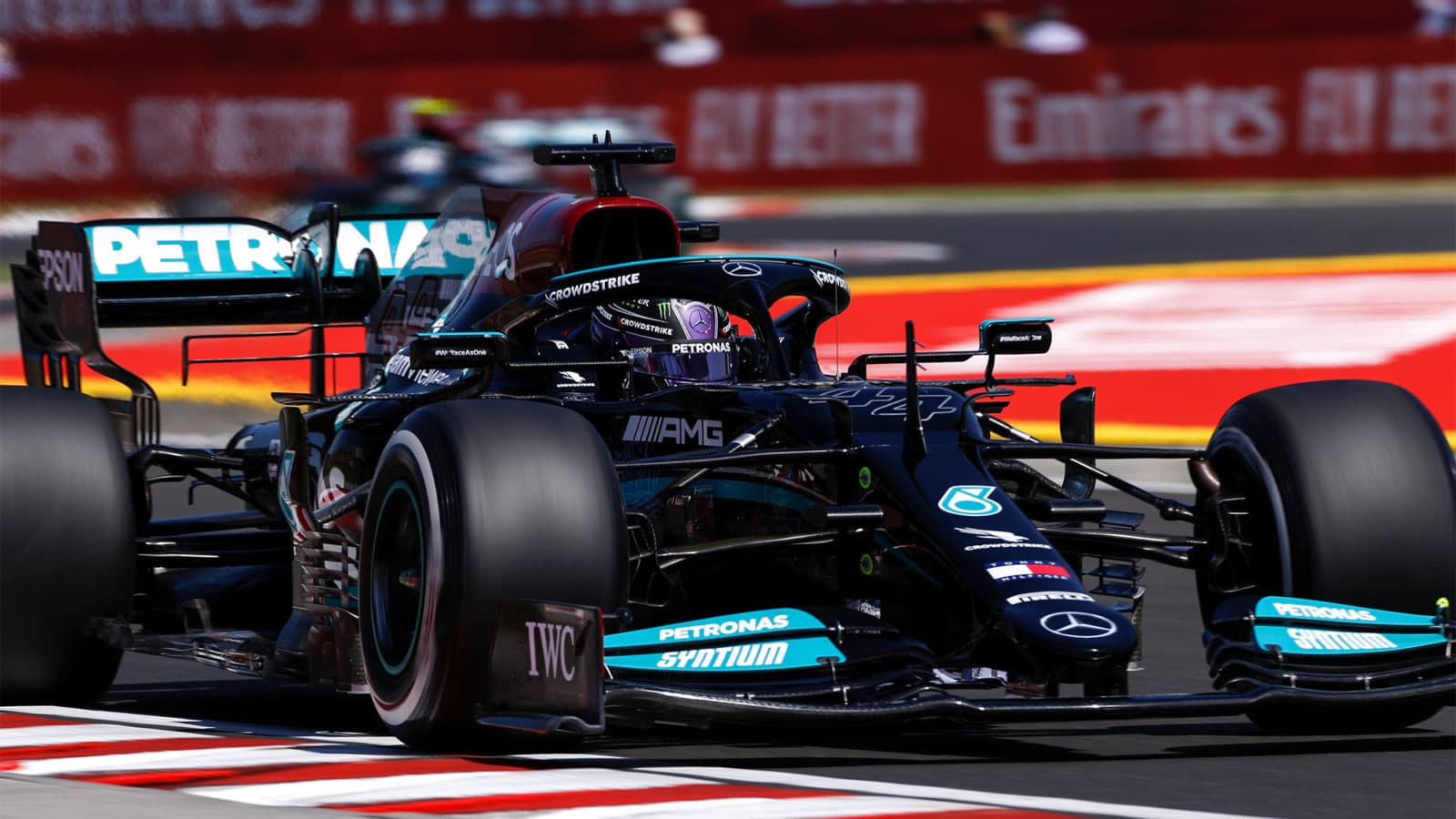44 HAMILTON Lewis (gbr), Mercedes AMG F1 GP W12 E Performance, action during the Formula 1 Magyar Nagydij 2021, Hungarian Grand Prix, 11th round of the 2021 FIA Formula One World Championship from July 30 to August 1, 2021 on the Hungaroring, in Mogyorod, near Budapest, Hungary - Photo DPPI