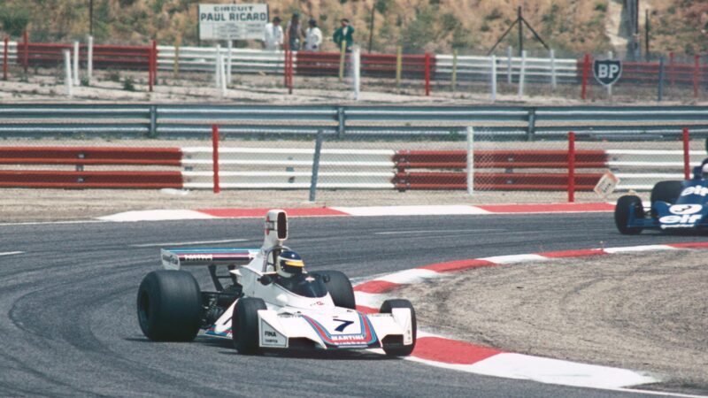 Brabham BT44B of Carlos Reutemann at Paul Ricard in 1975