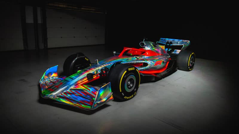 F1 2022 car 1-1 model ftq view