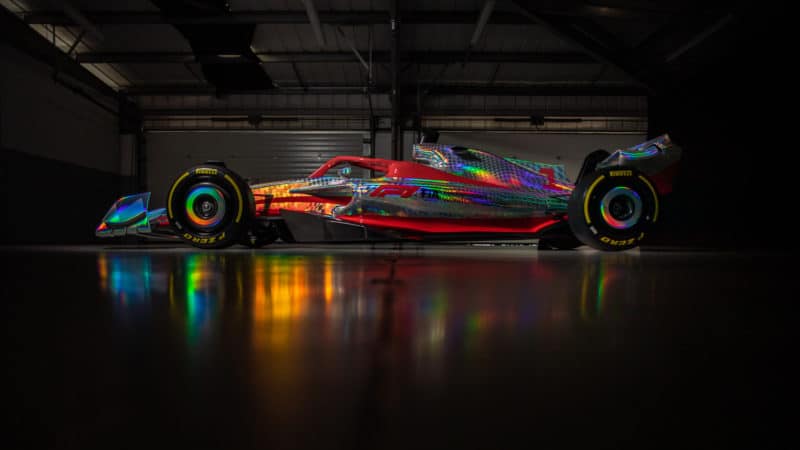 F1 2022 car 1-1 model side