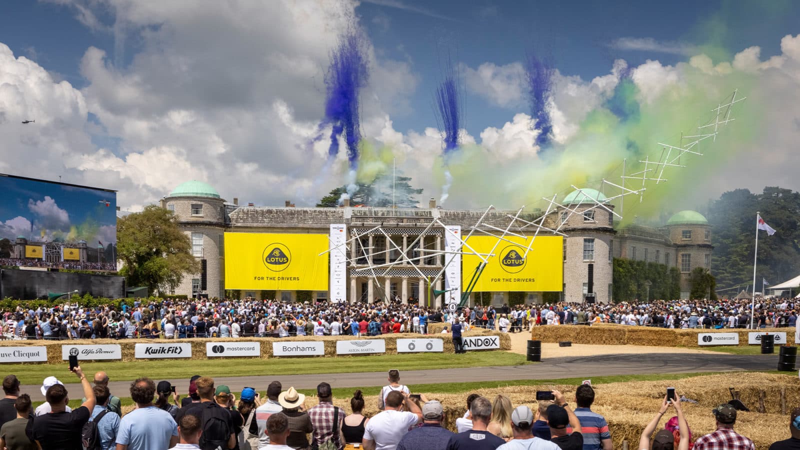 Fireworks at 2021 Goodwood Festival of Speed