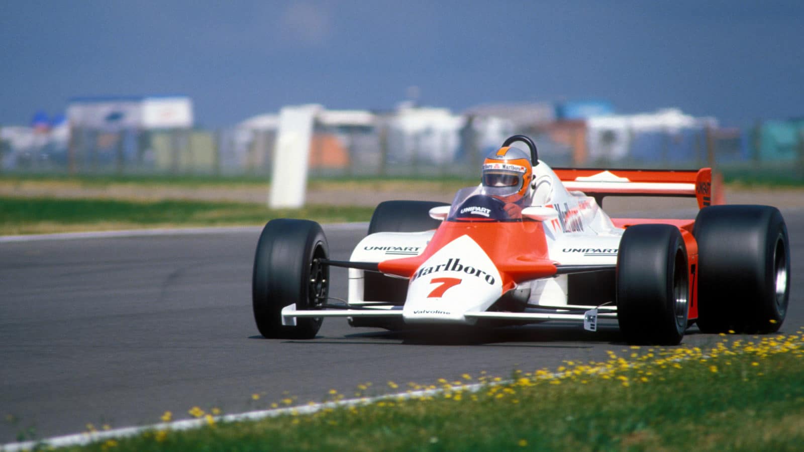 John Watson at the 1981 British Grand Prix