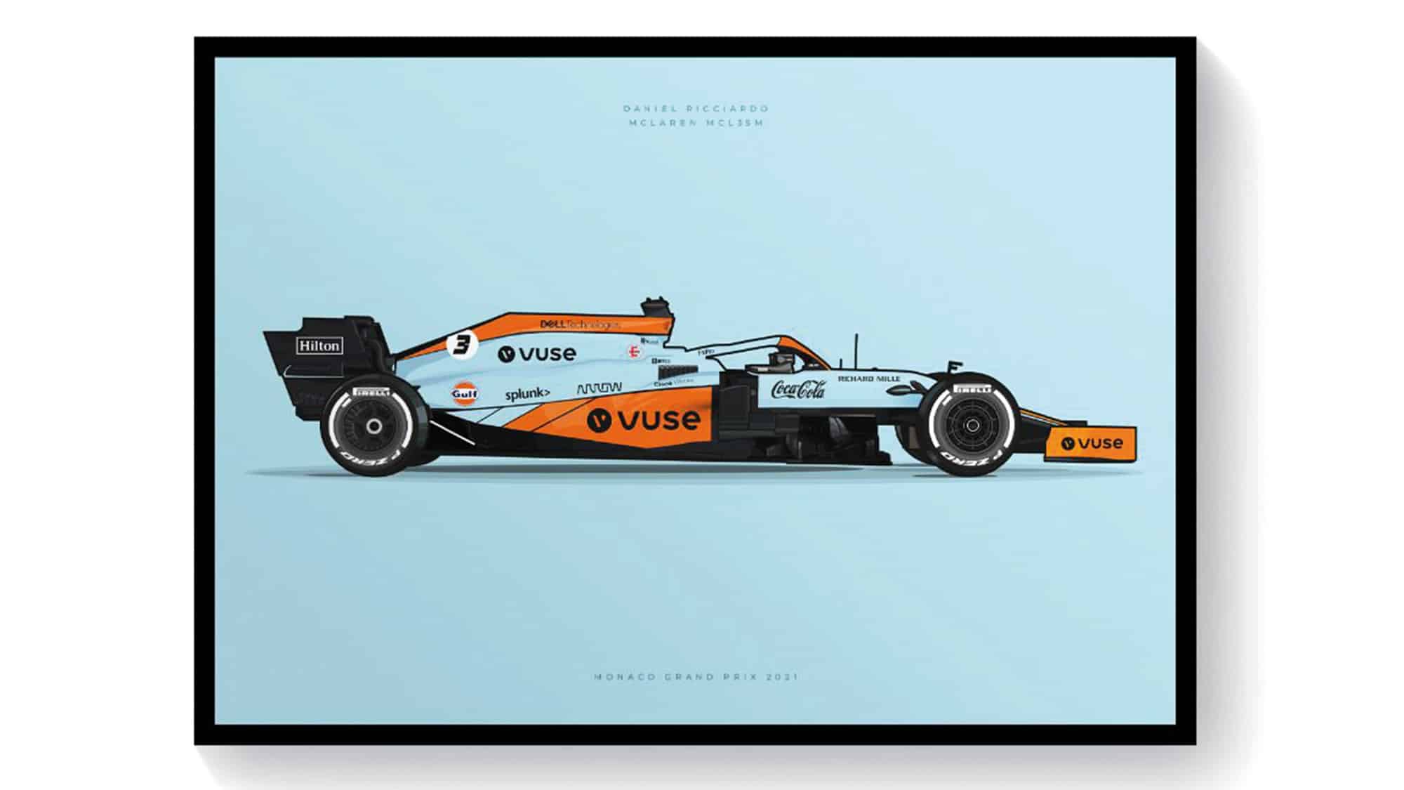 McLaren Gulf poster