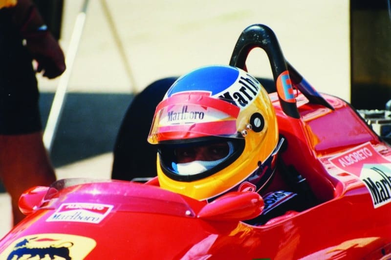 Michele Alboreto at Silverstone