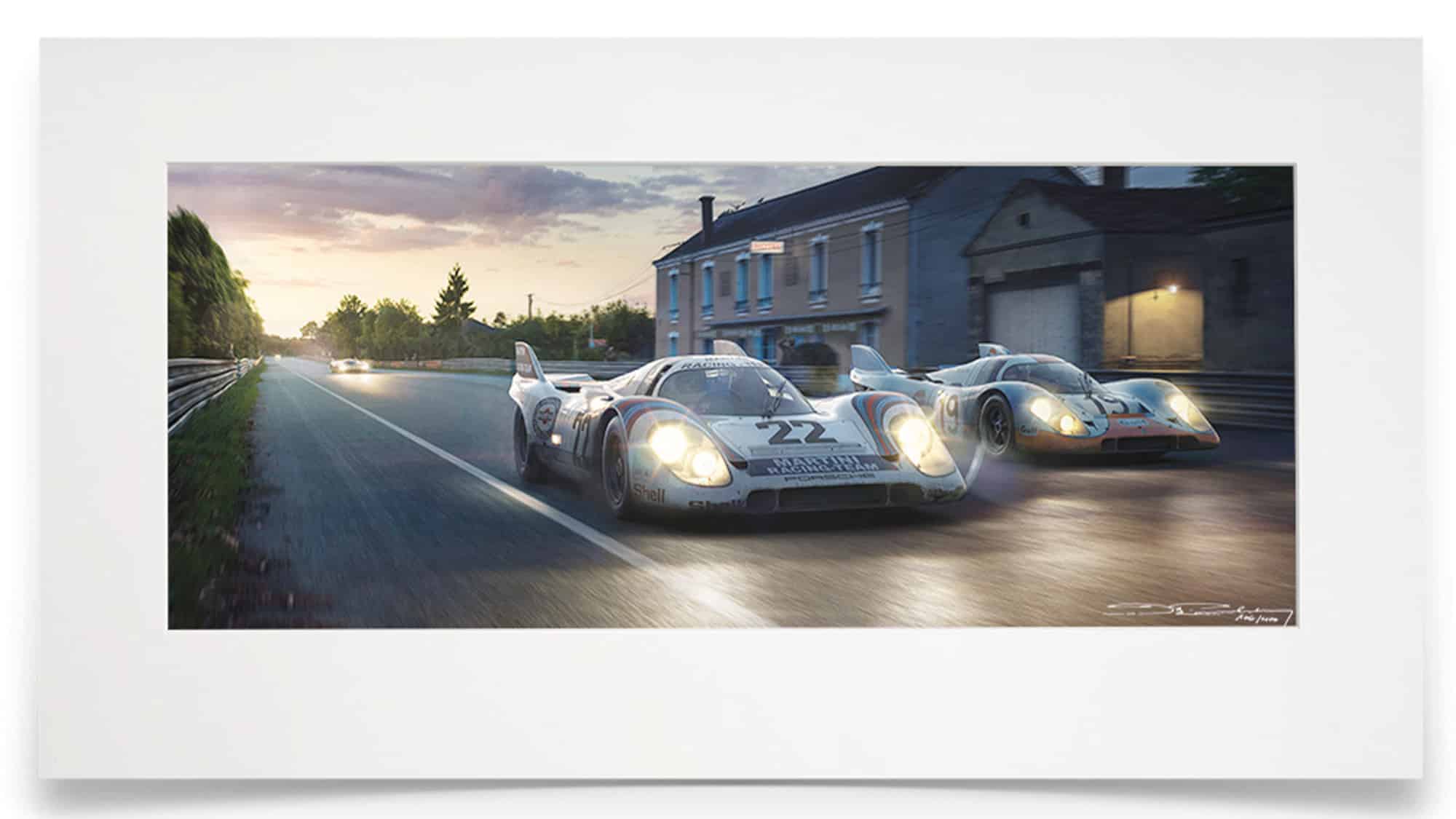 Porsche 917 Le Mans poster