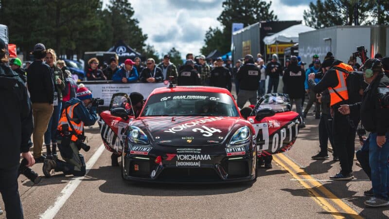 Tanner Foust Porsche 718 Cayman GT4 Clubsport