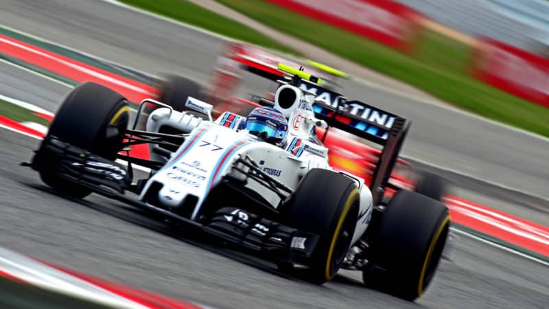 Williams of Valtteri Bottas at the 2016 Spanish GP