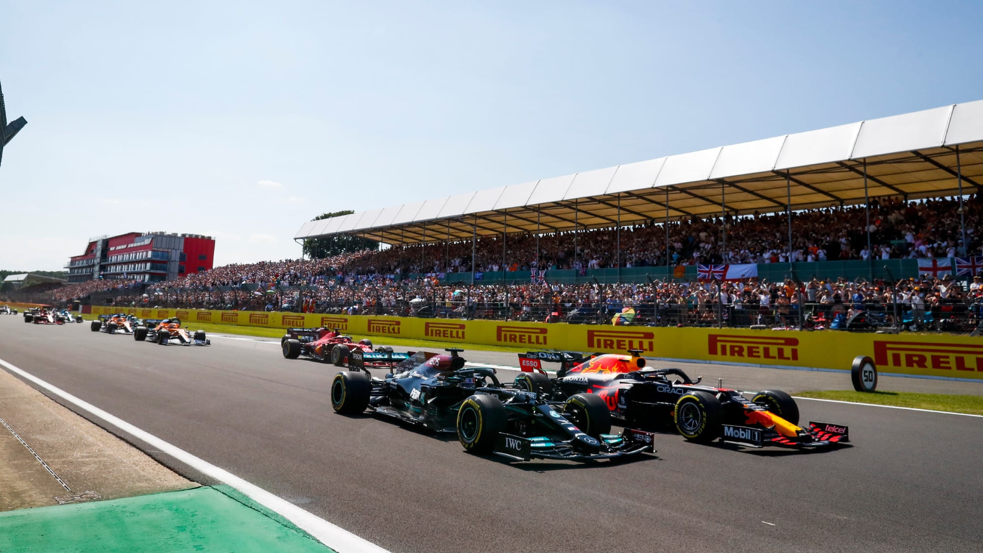 Max Verstappen Lewis Hamilton British GP crash