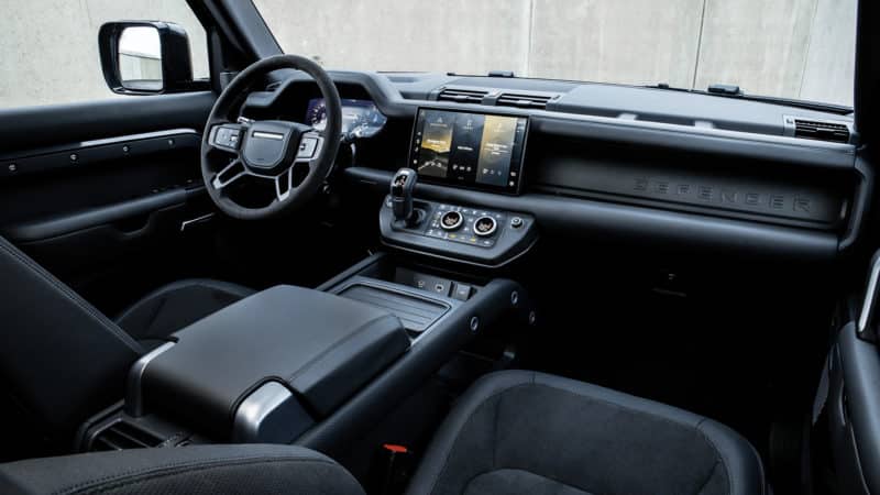 2021 Land Rover Defender V8 interior