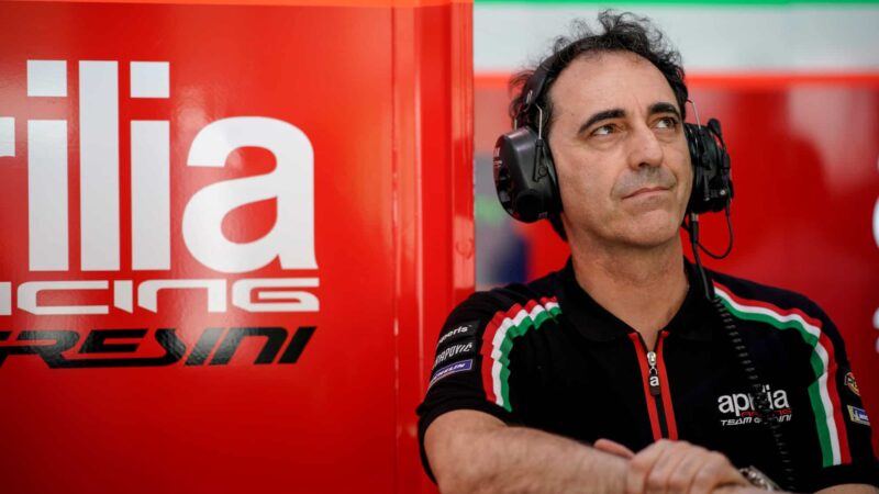 Aprilia chief engineer Romano Albesiano