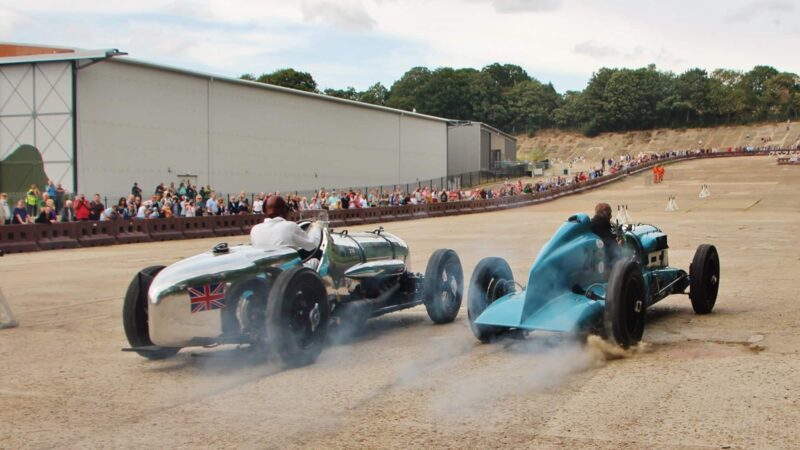 Historic car runs at Brooklands