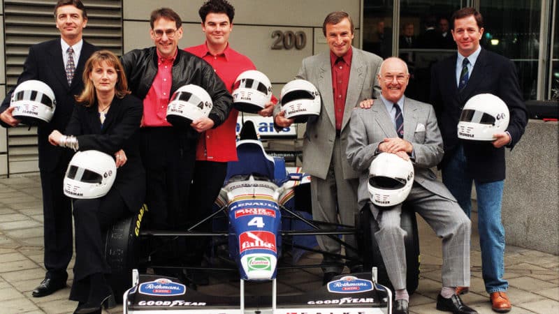 ITV Sport F1 team in 1997
