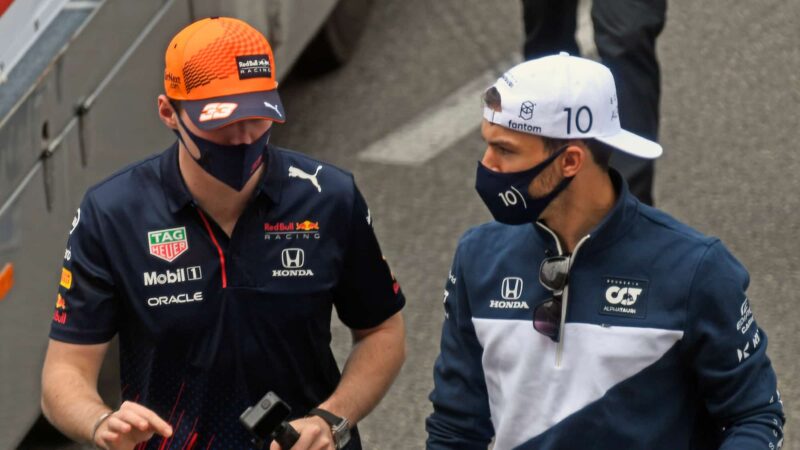 Max Verstappen, Pierre Gasly, 2021 F1