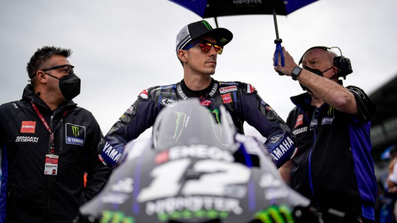 Maverick Vinales before the 2021 Styrian Grand Prix