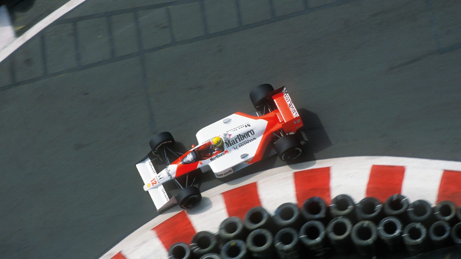 McLaren of Ayrton Senna at Detroit