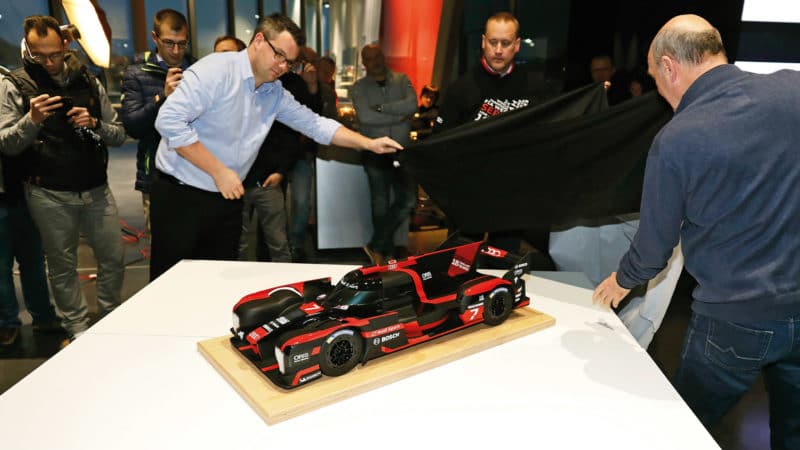 Model of unraced 2017 Audi R18 unveiled