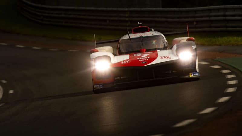 No7 Toyota Hypercar at 2021 Le Mans 24 Hours