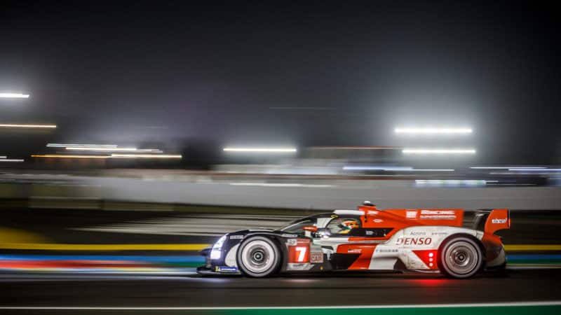 No7 Toyota during 2021 Le Mans 24 Hours