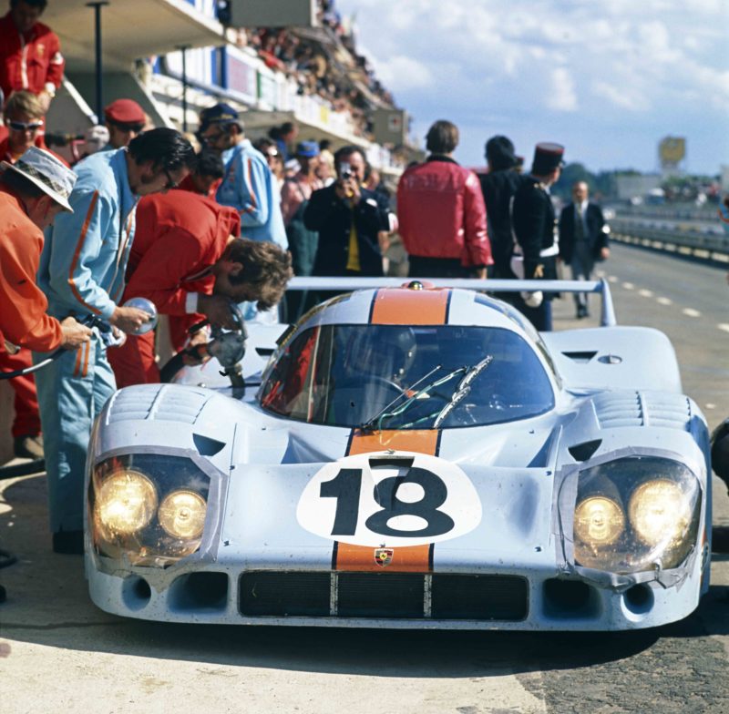 Pedro Rodriguez Jackie Oliver Porsche 917 at Le Mans 1971