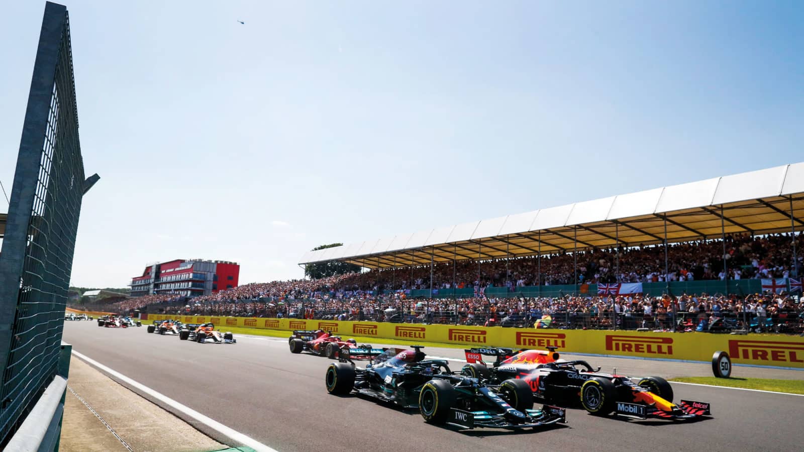 Start of the 2021 British Grand Prix