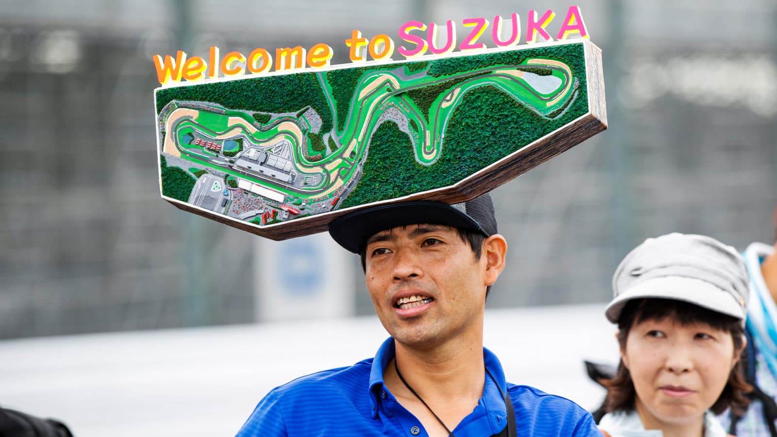 Suzuka track map hat