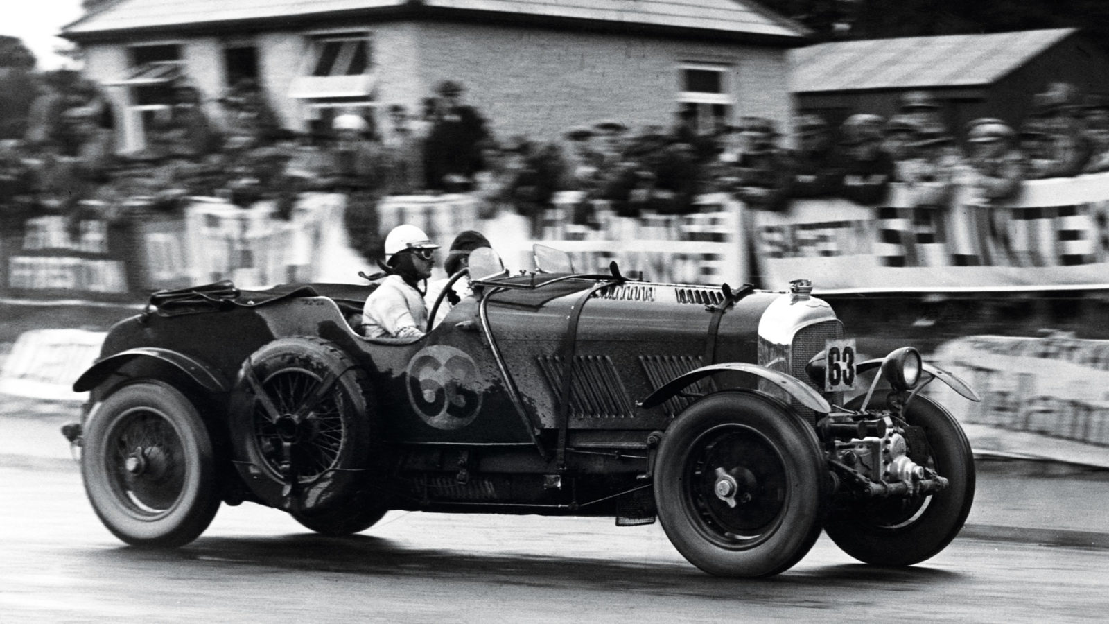 TIm Birkin in his Blower Bentley at the 1929 Ards TT