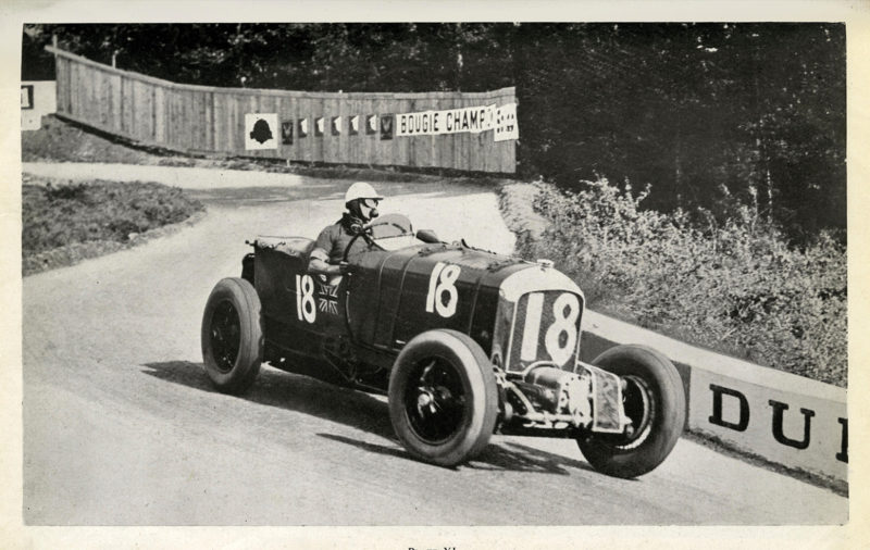 Tim Birkin in his Blower Bentley at the 1930 French Grand Prix