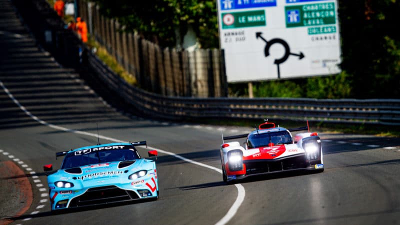 Toyota Hypercar and Aston Martin at Le Mans 2021