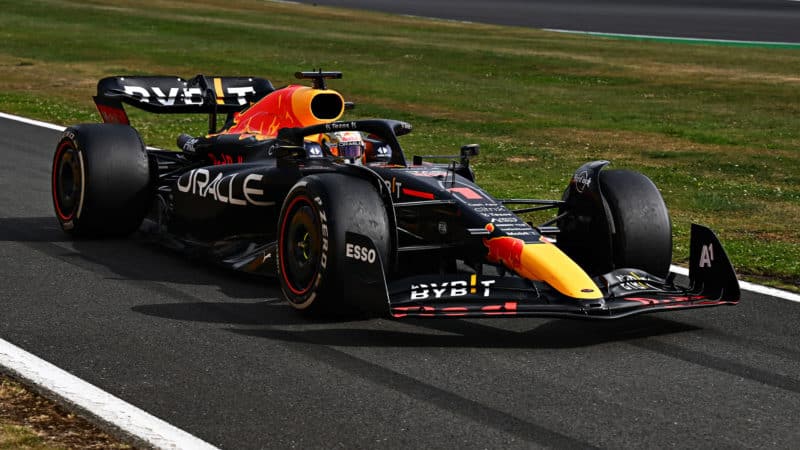 MAx Verstappen in the 2022 British Grand Prix