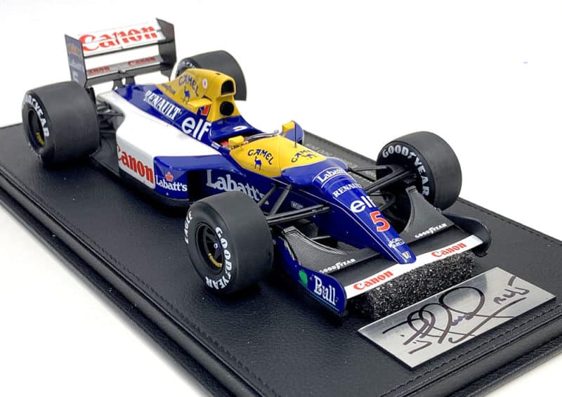 Nigel Mansell Signed 1/18 Williams FW14B | Model Car - Motor Sport Magazine