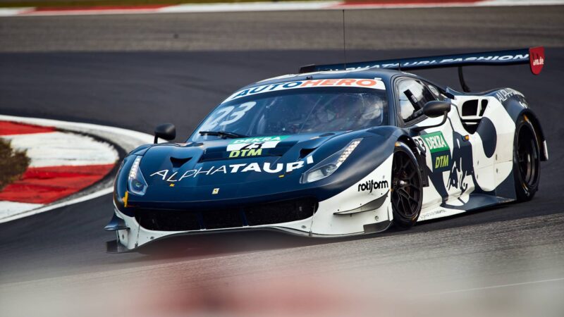 Alex Albon in Af Corse DTM Ferrari 488