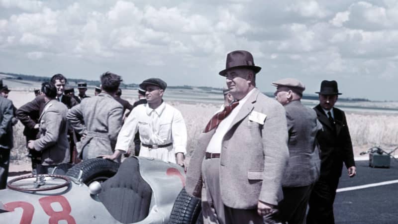 Alfred Neubauer at 1938 French GP