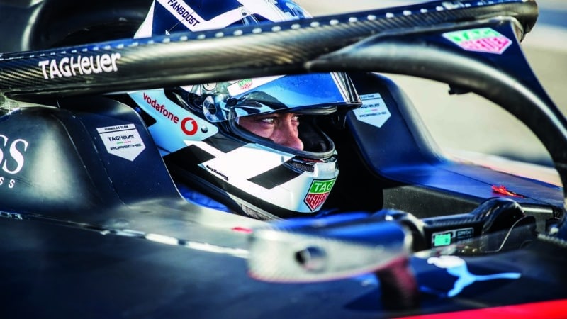 Andre Lotterer in Porsche Formula E car