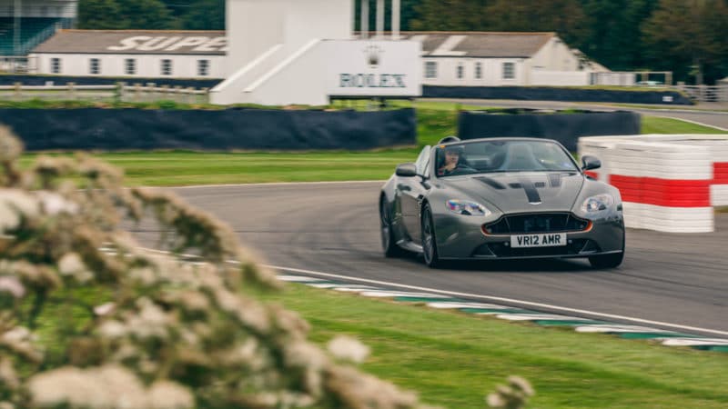 Aston Martin Motor Sport track day at Goodwood
