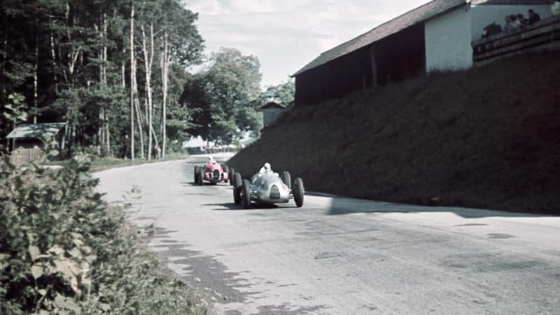 Auto Union and Alfa in 1938 Swiss Grand Prix