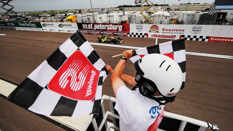 Colton Herta wins the IndyCar St Petersburg Grand Prix