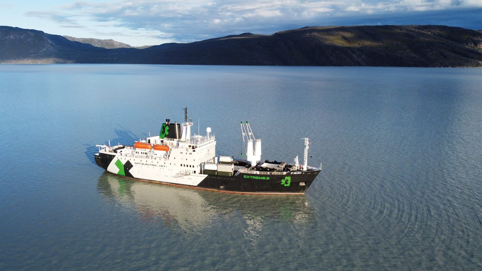 Extreme E ship St Helena in Greenland