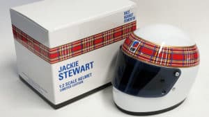 Jackie Stewart scale helmet model
