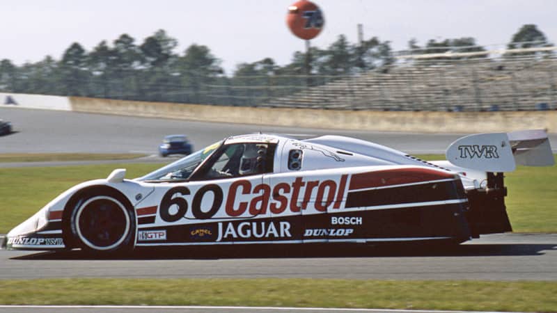 Jaguar XJR-9 at Daytona in 1986