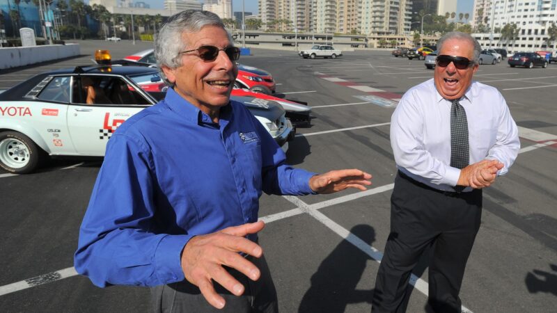 Jim Michaelian with Long Beach mayor Bob Foster