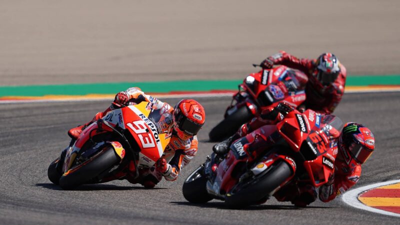 Marquez and Baignaia at Aragon 2021