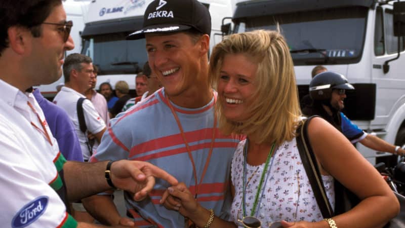 Michael Schumacher with Corinna