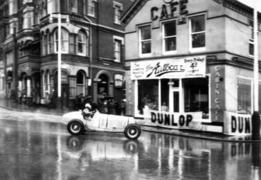Parting shot: Prince Bira on the Isle of Man, 1937