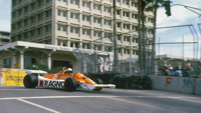 Riccardo Patrese at the 1981 Long Beach Grand Prix